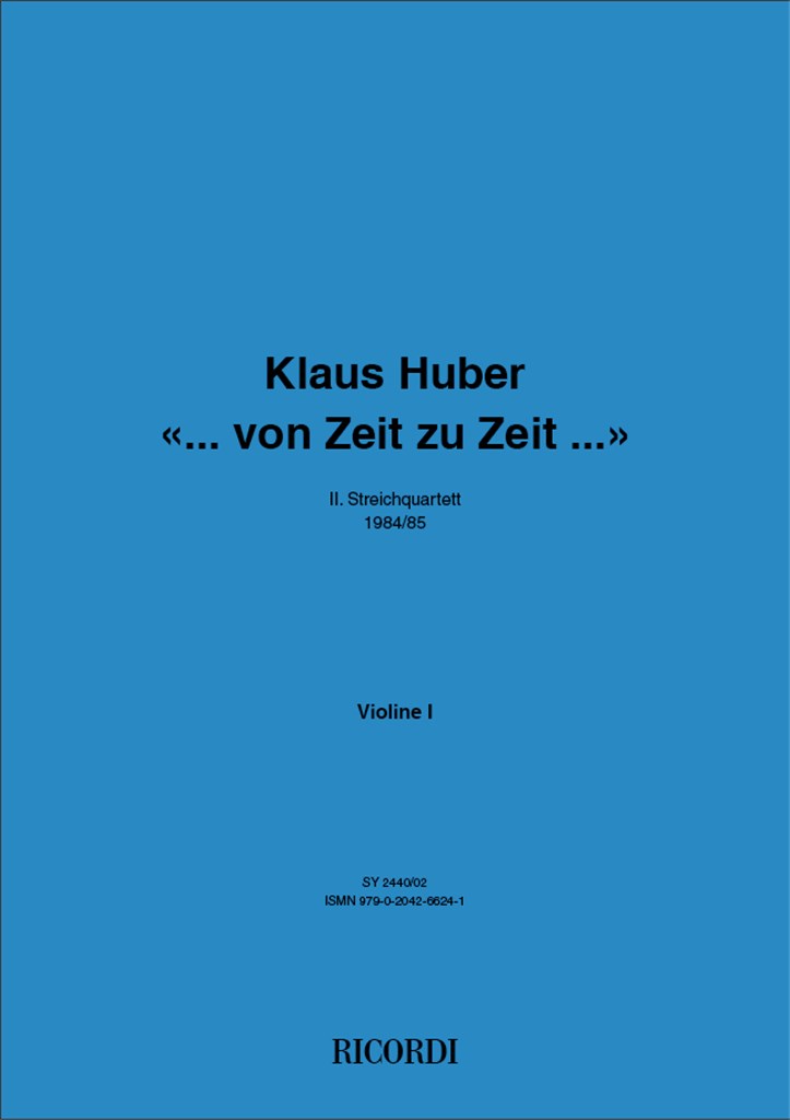 «... von Zeit zu Zeit ...»
